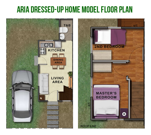 ARIA Dressed-Up Home Model Floor Plan
