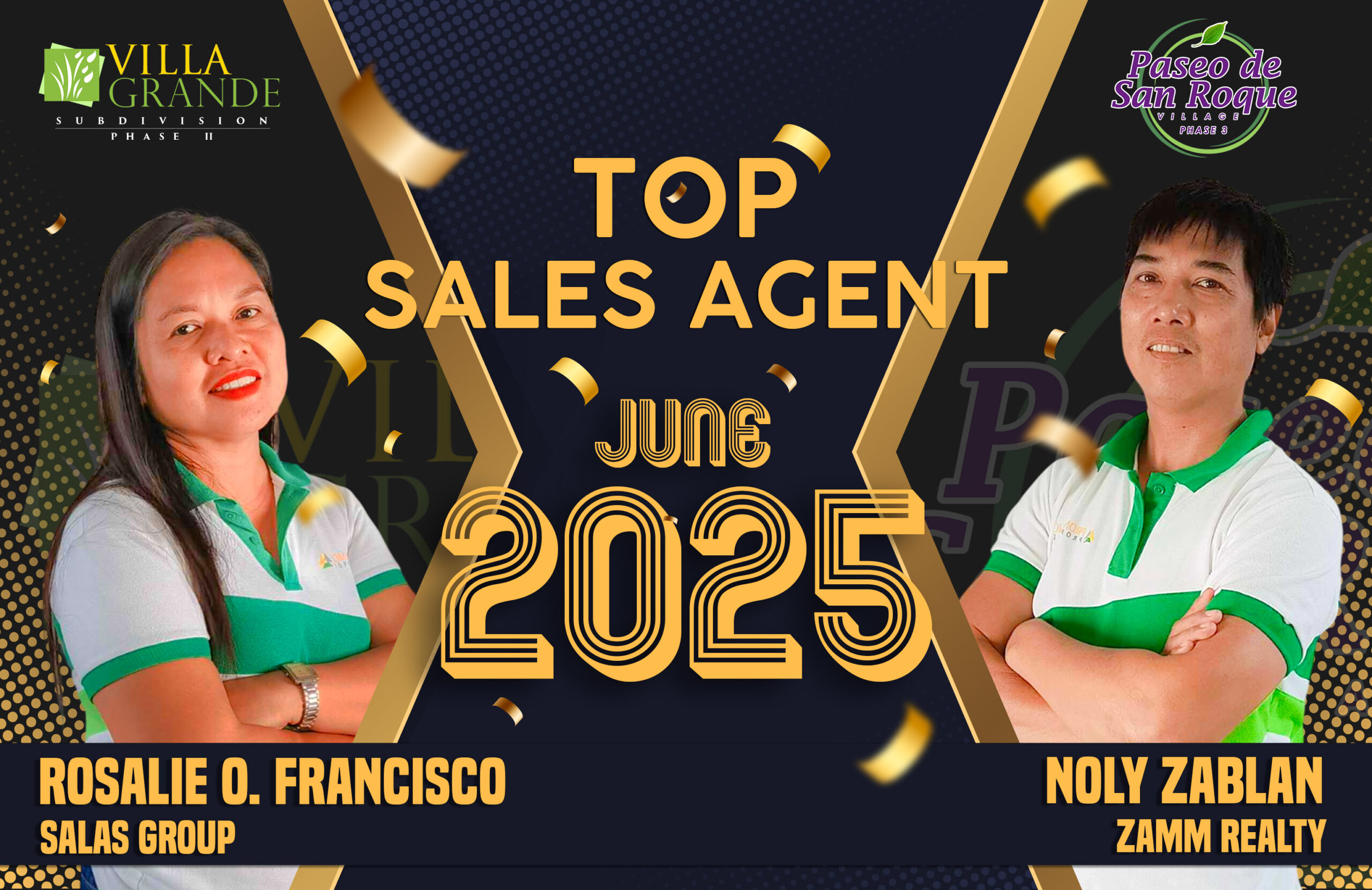 2025 JUNE TOP SALES AGENT