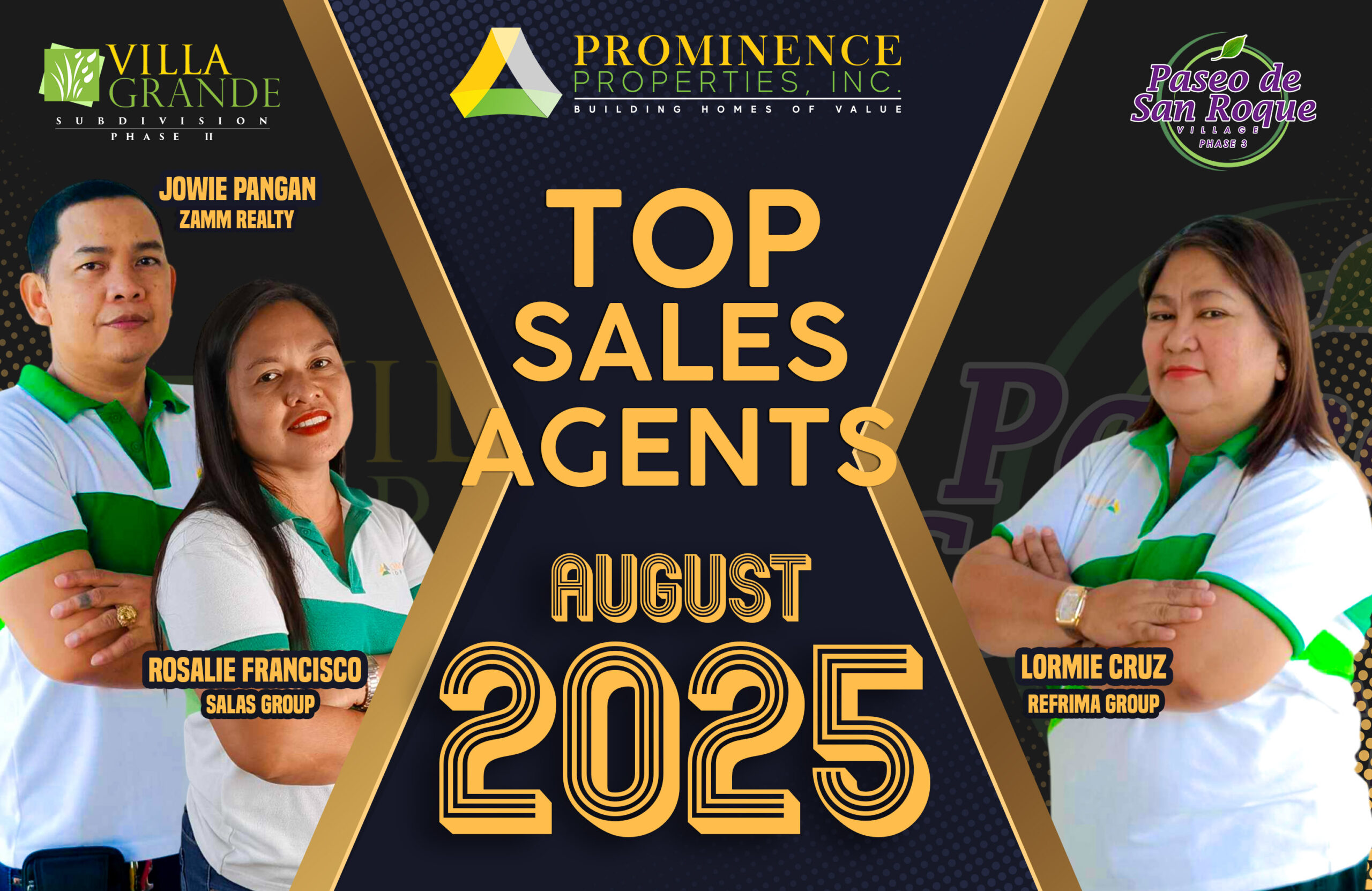 2025 AUGUST TOP SALES AGENT